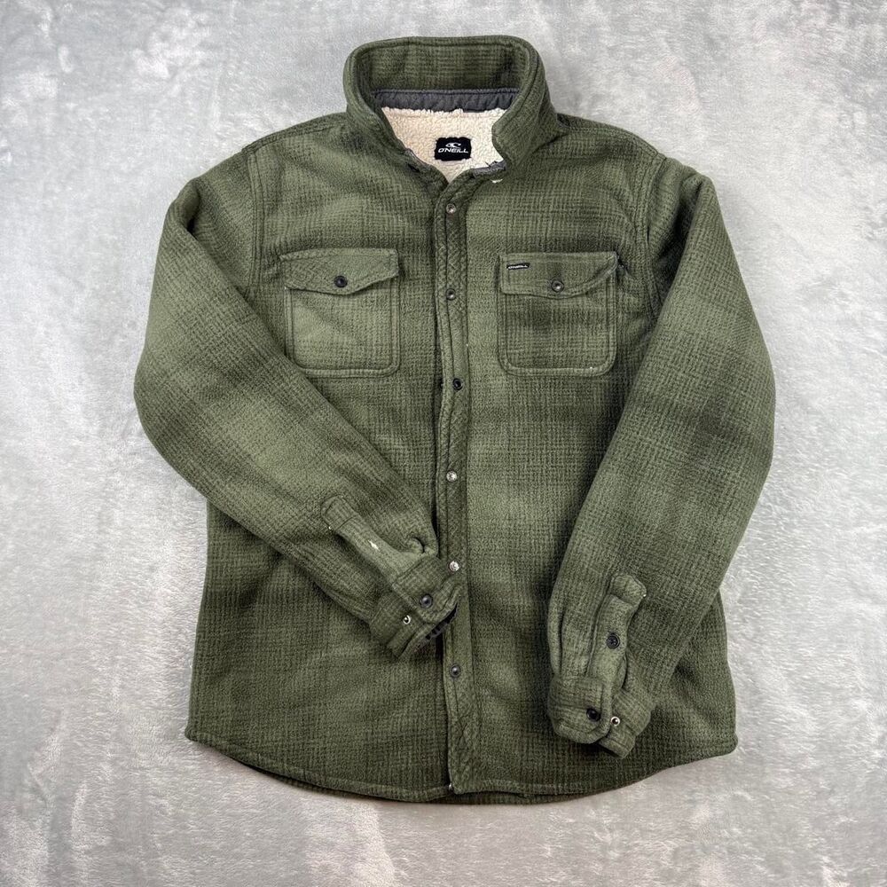 O-neill Men's Green and Khaki Jacket